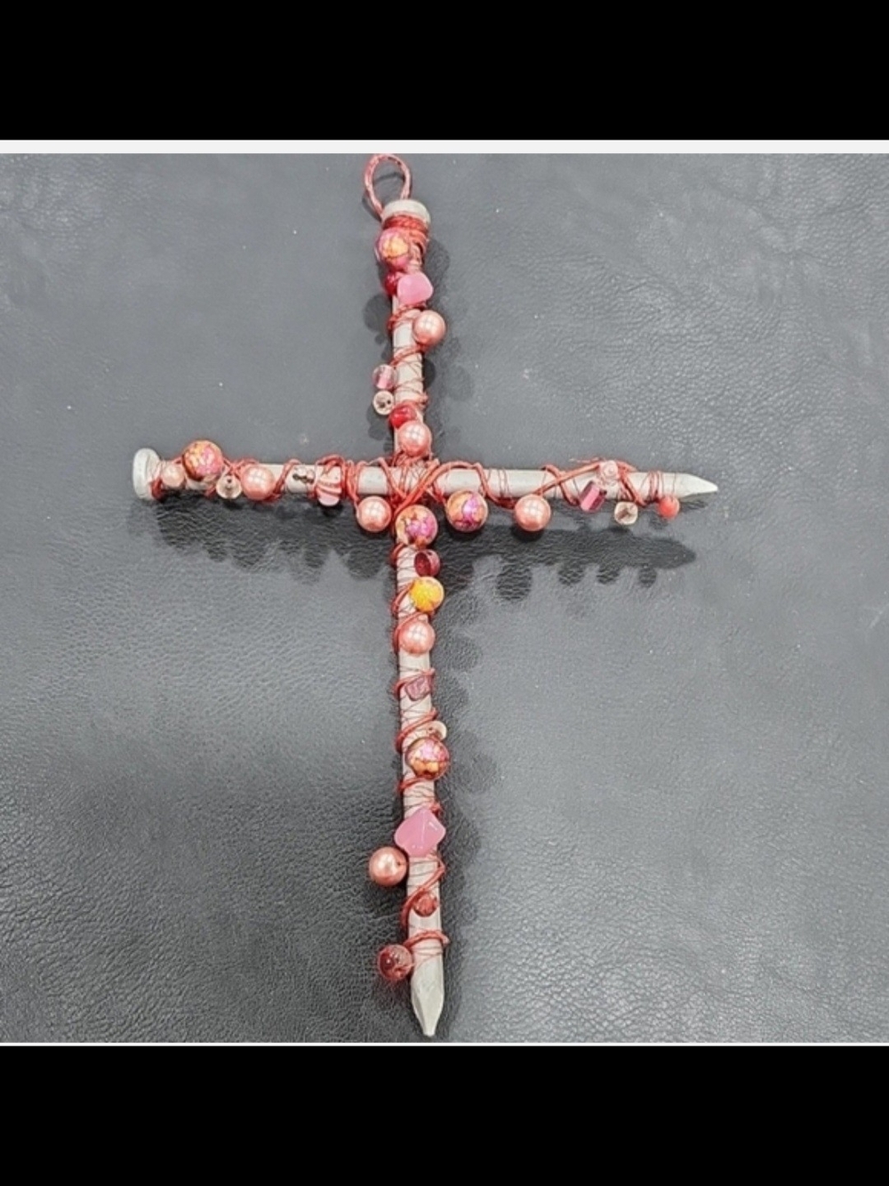 ARTISAN HANDCRAFTED BEADED CROSS